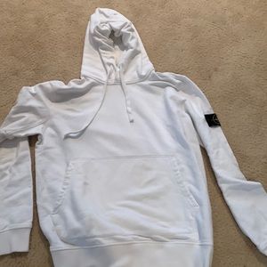 Mens Stone Island White sweatshirt